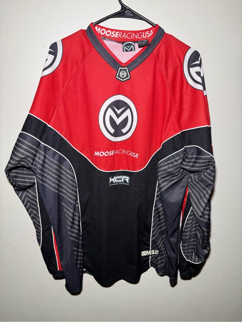 Men’s Red and Black MX Jersey